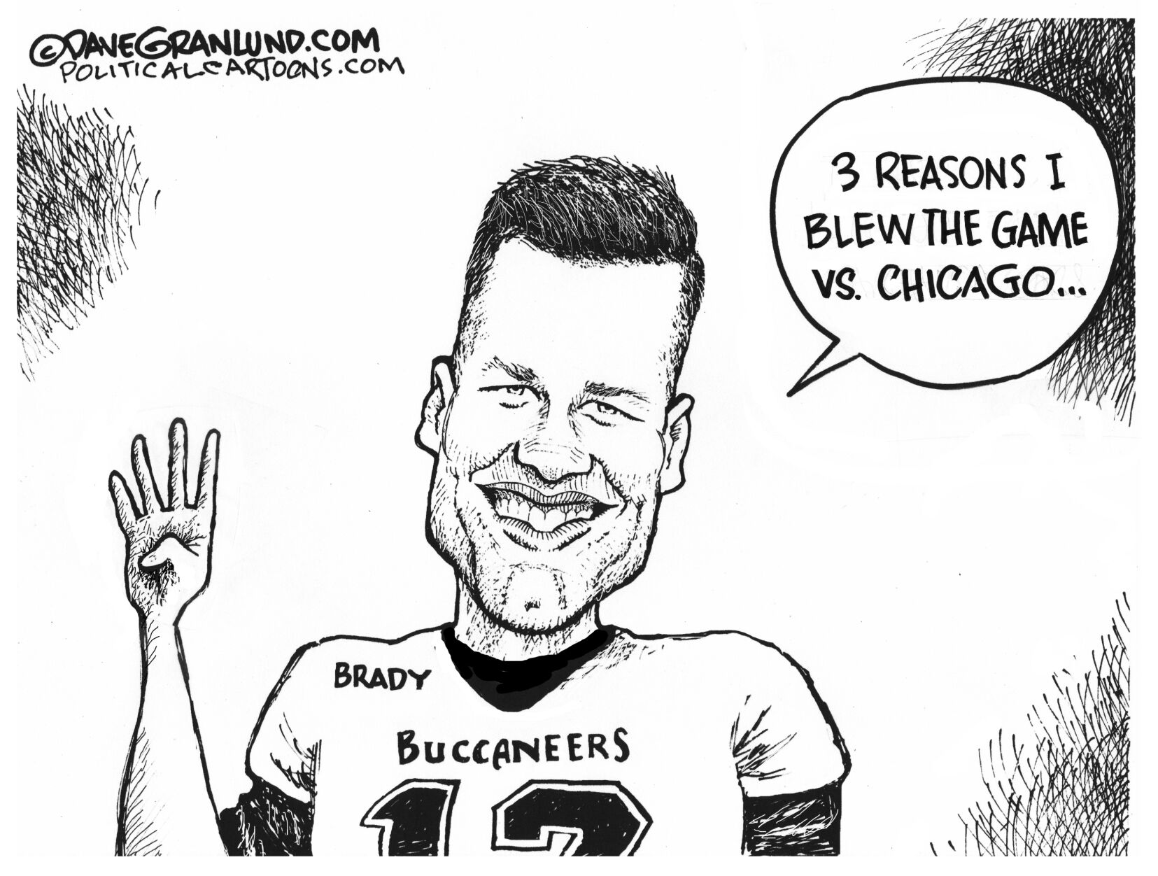 Tom Brady and Chicago loss
